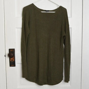 Talbots Women's Green Sweater long sleeved olive Size Small